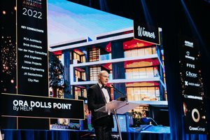 Mark Monk, HELM Managing Director at UDIA NSW 2022 awards night